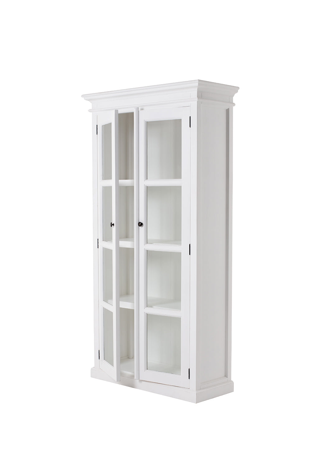 Halifax Doppel-Vitrine – Weiß
