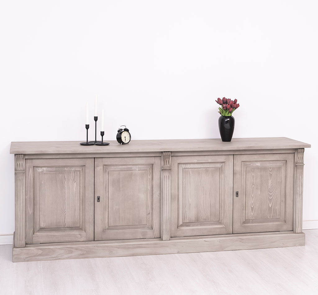 Schlichtes Sideboard im Jugendstil mit vier Türen - in vielen Farben erhältlich! Schlichtes Sideboard im Jugendstil mit vier Türen - in vielen Farben erhältlich!