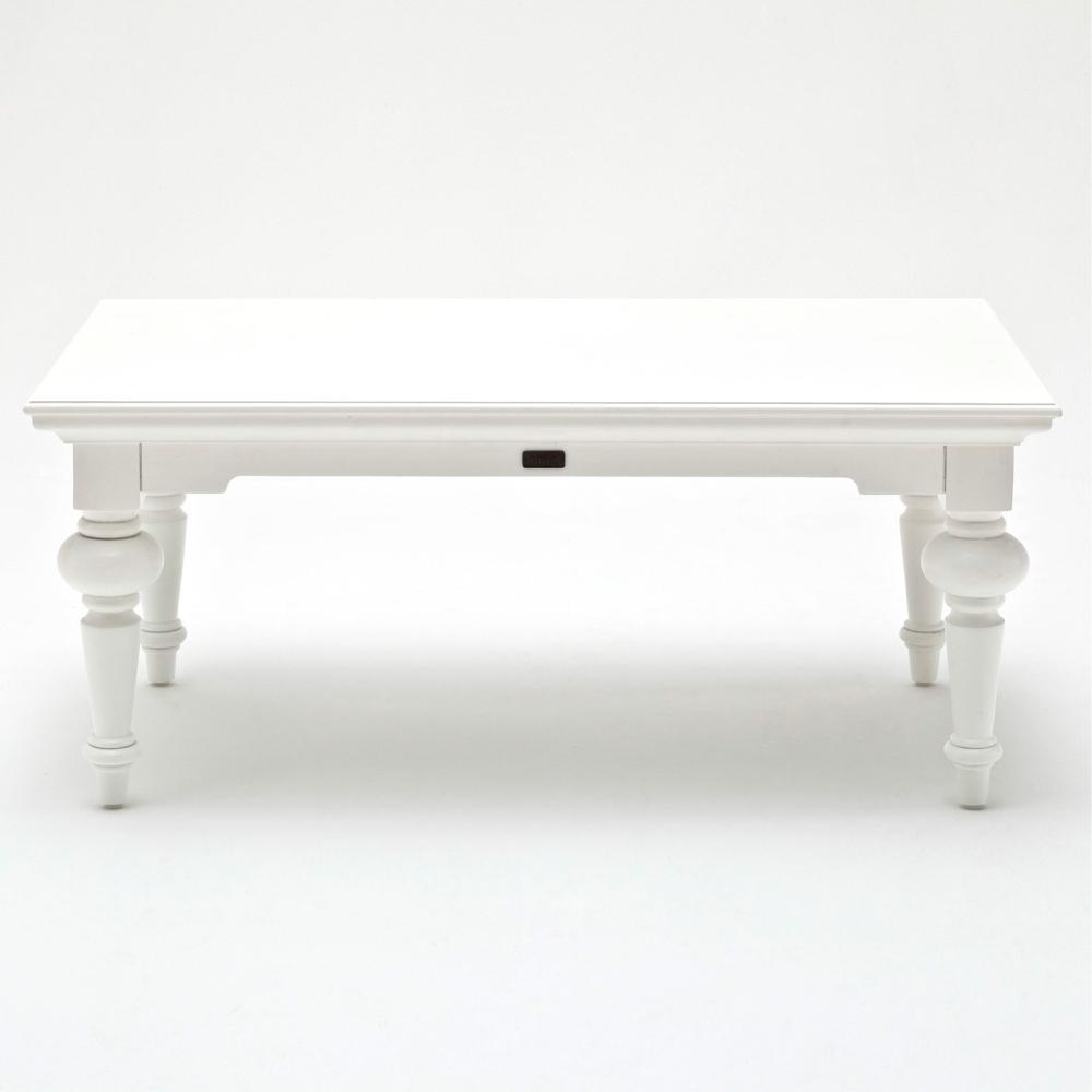Provence Rechteckiger Couchtisch – Weiß