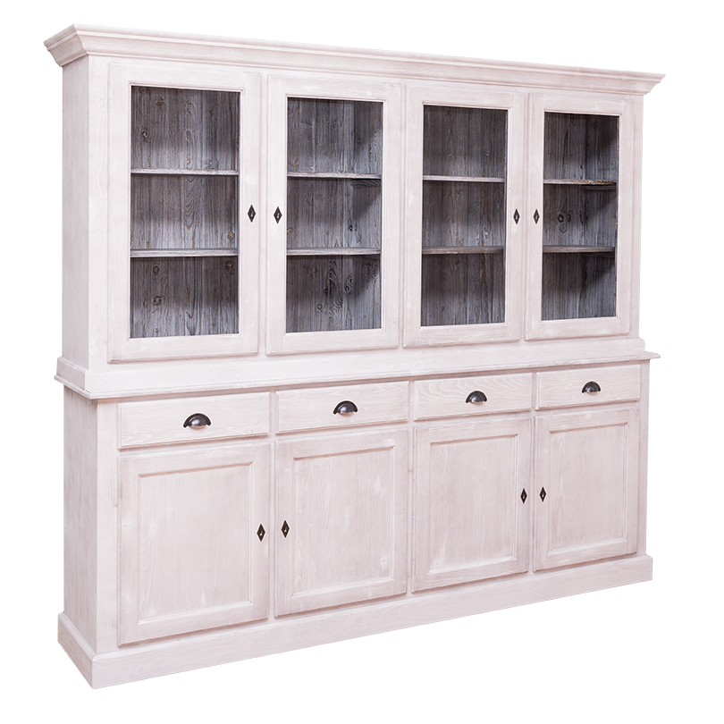 Vitrinenschrank im Shabby Chic - in vielen Farben erhältlich! Vitrinenschrank im Shabby Chic - in vielen Farben erhältlich!