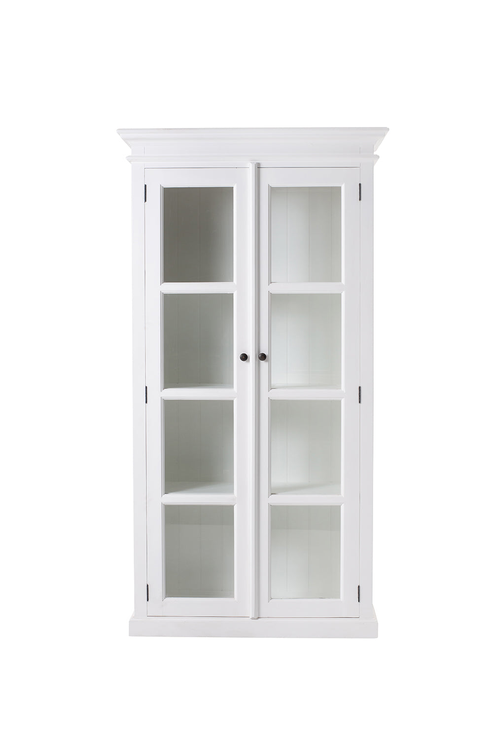 Halifax Doppel-Vitrine – Weiß