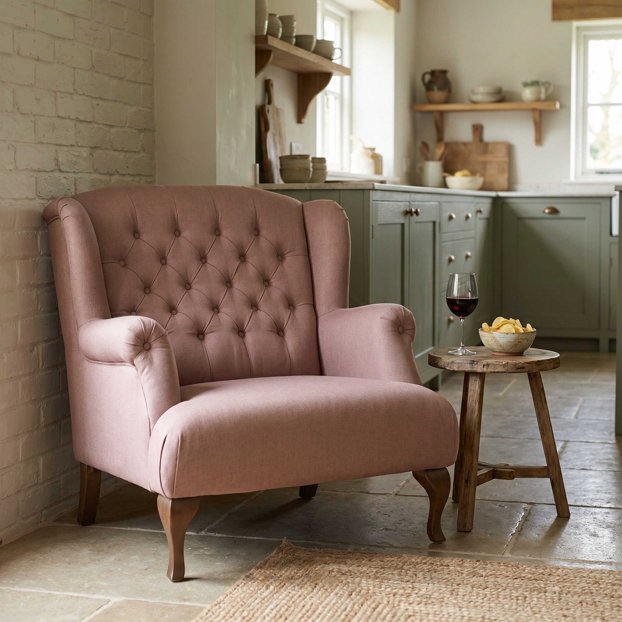 Stilvoller Sessel Landhaus - Love Seat Maya